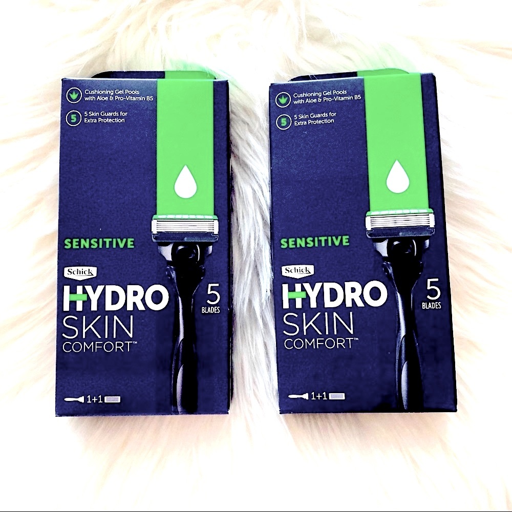 NEW Set of Two Schick Hydro 5 Skin Comfort Sensitive Shaving Razors